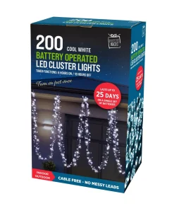 200 Led Battery Cluster Lights