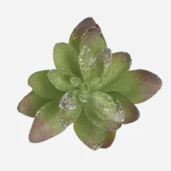 Cactus Succulent Clip Green/Silver Sml