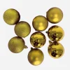 Champagne Baubles (8Cm)