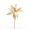 Champagne Poinsettia Stems (45Cm)