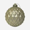 Champagne Shatterproof Bauble (12Cm)