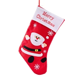 Christmas Stocking 2 Asst - Santa