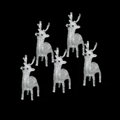 3D Acrylic Baby Reindeer Set (5Pc)
