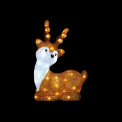 3D Acrylic Cute Sitting Reindeer