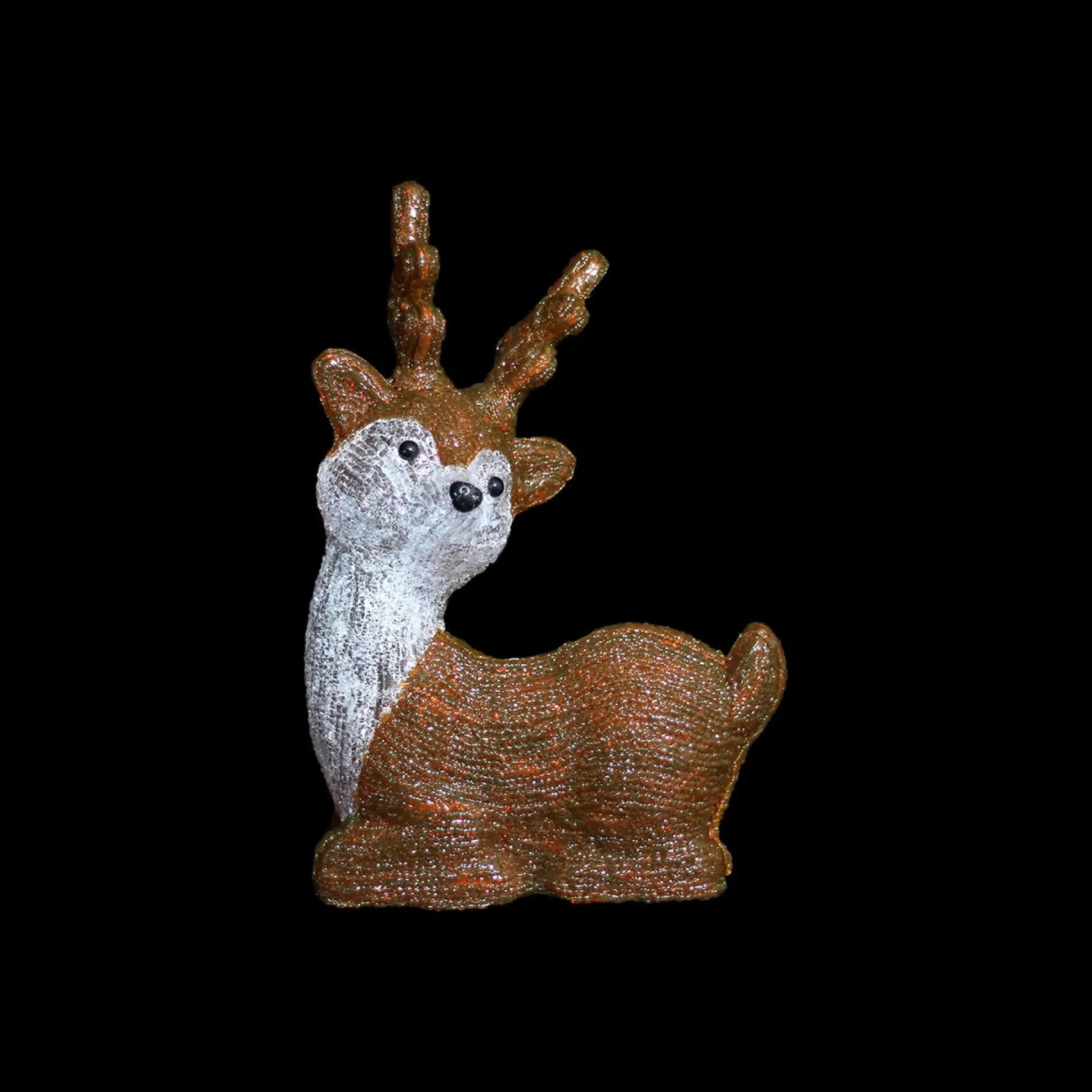 3D Acrylic Cute Sitting Reindeer