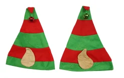 Elf Hat With Ears And Bell Asst