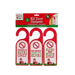Elves Behaving Badly Door Hangers
