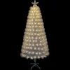 Fibre Optic Led Flashing White Tree (1.8M)