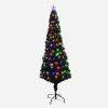 Fibre Optic Slim Tree With Multicoloured Leds (1.5M)