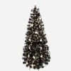 Fibre Optic Tree Black With 3D Stars Led (1.8M)
