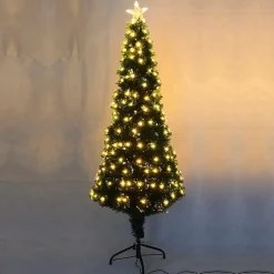 Fibre Optic Tree Slim With Warm White Leds (1.8M)