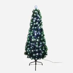 Fibre Optic Tree Slim With Cool White Leds (1.5M)