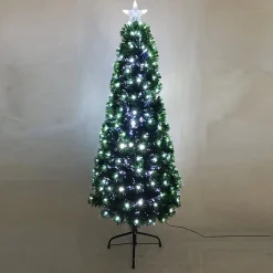 Fibre Optic Tree Slim With Cool White Leds (1.5M)