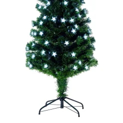 Fibre Optic Tree Stars White (1.8M)