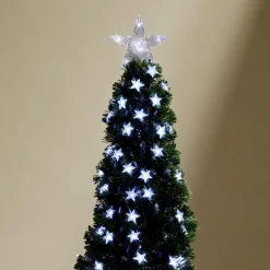Fibre Optic Tree Stars White (1.8M)