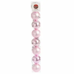 Flamingo Pink Bauble Pack (5Cm)