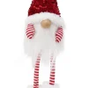 Furry Dangly Leg Candy Gnome With Sequin Hat