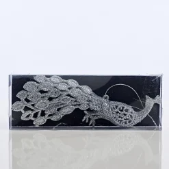 Glitter Peacock Decoration