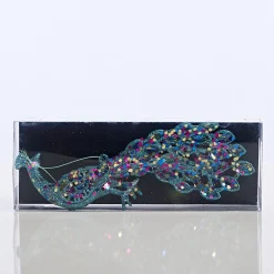 Glitter Peacock Decoration