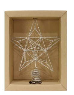 Glitter Wire Star Topper Asst (30Cm)