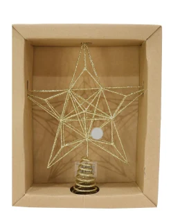 Glitter Wire Star Topper Asst (30Cm)