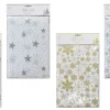 Gold Or Silver Rectangular Tablecloth Asst - Gold Star