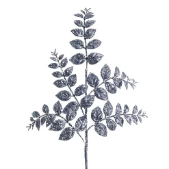 Grey Glitter Leaf Pick (70Cm)