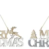 Hanging Merry Christmas Sign (30Cm)
