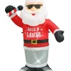 Inflatable Rockin' Santa (1.8M)