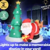 Inflatable Santa And Puppy (1.95M)