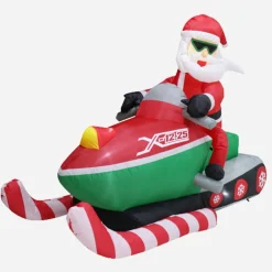 Inflatable Santa Snowmobile (2.2M)