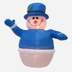 Inflatable Snowman Blue (120Cm)