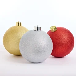Jumbo Glitter Bauble (25Cm)