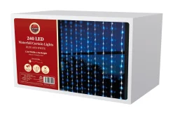 Led Blue And White Waterfall Curtain (1.2 X 2M)