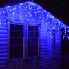 Led Blue Icicle Lights (10M)