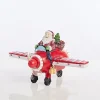 Led Ceramic Santa In Plane Propellor