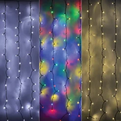 Led Curtain Timer Lights