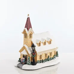 Led Flashing Musical Big House - Church