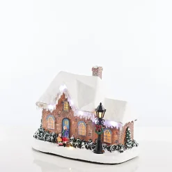 Led Flashing Musical Big House - Church