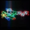 Led Hohoho Santa Plane Ropelight