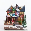 Led Musical Reindeer Lodge Scene