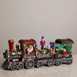 Led Musical Santa Nutcracker Train