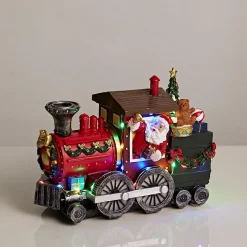 Led Musical Santa Train Engine