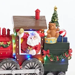 Led Musical Santa Train Engine