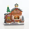 Led Musical Tree Farm Scene