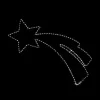 Led Ropelight Shooting Star White
