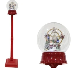 Led Snow Globe Pole With Music And Movement (1.5M)
