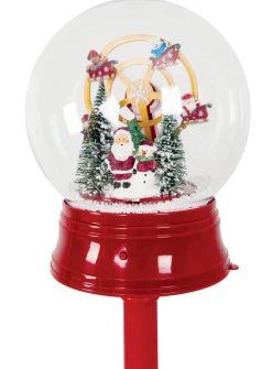 Led Snow Globe Pole With Music And Movement (1.5M)