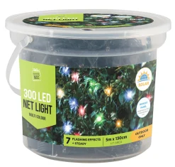 Led Solar Multicoloured Net Light (5X1.3M)