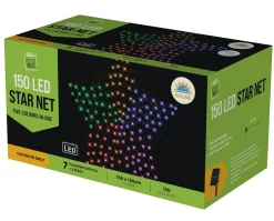 Led Solar Rainbow Star Net Light (150)